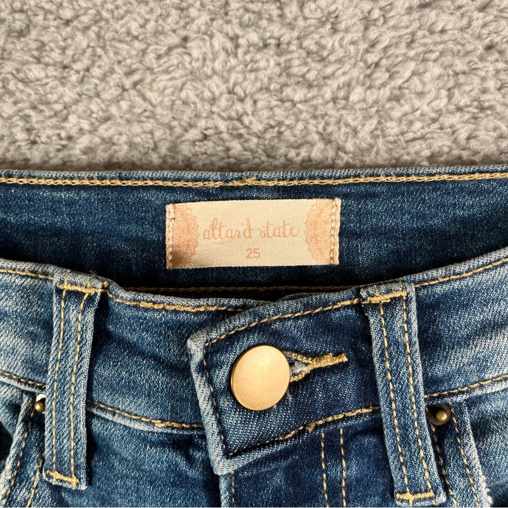 Altar'd State Women's Distressed Skinny‎ Jeans Size 25 - Picture 3 of 8